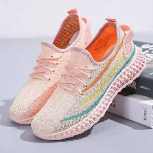 Women's Flying Knitting Mesh Shoes Best Selling		sneaker Fashion Woman	white Shoes for Women New Styles	Casual Sneakers