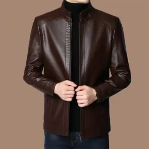 2023 Men's Jackets Leather Winter Thickened High Quality Leather Bomber Jacket  Fashion Casual Leather Jackets for Men
