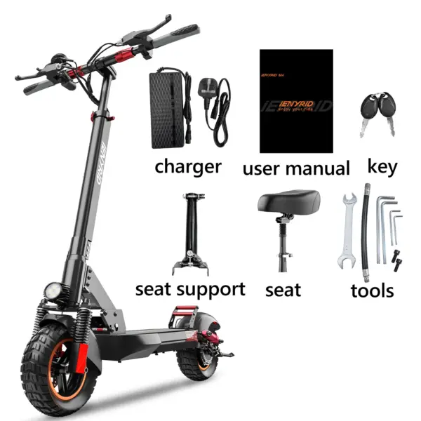 IENYRID EU US UK Warehouse Original M4 Pro S Approval 16ah 10AH 48V 500w 600W Electric Scooters 2 Wheel Bike Bicycle with Seat