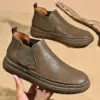Accept OEM Men Shoes Sneakers Breathable New Loafers Shoes Casual Sneakers Leather Handmade Men Shoes Loafers