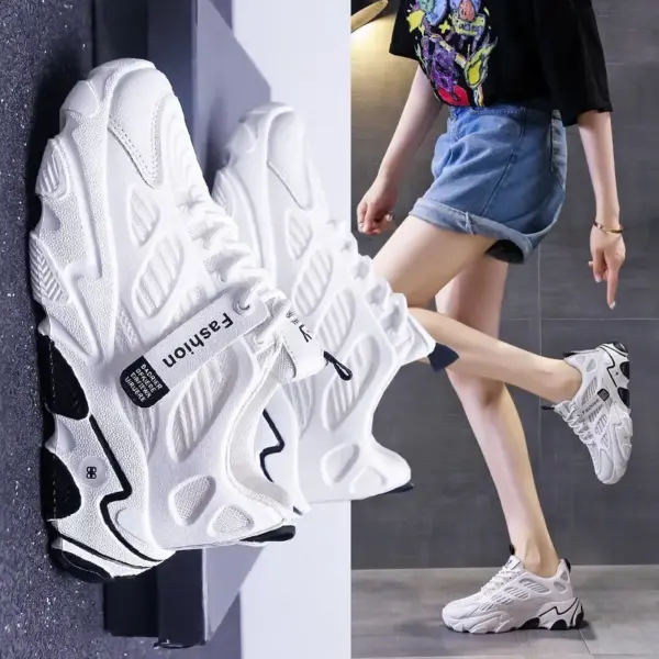 Ins Latest Design Casual Sports Tennis Shoes Stylish  Height Increasing Chunky Fashion Runners Sneakers Women's Casual Shoes