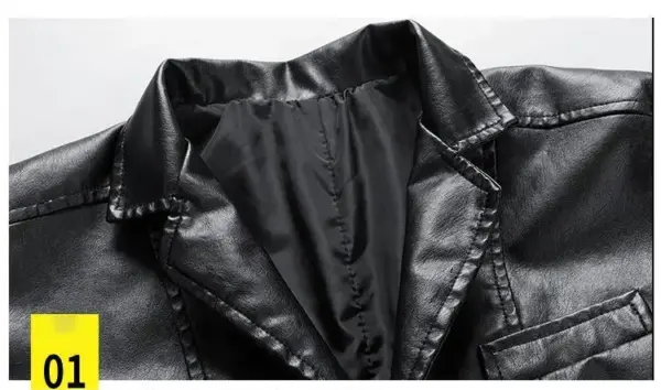 New Arrivals Motorcycle Leather Jacket Double Breasted Fashion Trend Leather Jackets for Men Business Men's Jackets Leather