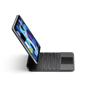 Blue Tooth Magic Keyboard Case for iPad Pro11  Inch 2024 M4 Tablet Case Russian Arabic Hebrew Spanish Portuguese Thai Keyboard