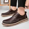 Genuine Leather New Design Oxford Shoes Uppers Genuine Leather Shoes Authentic Men's Leather Dress Shoes for Men