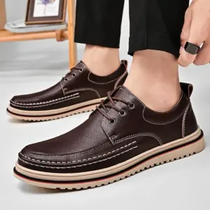 Genuine Leather New Design Oxford Shoes Uppers Genuine Leather Shoes Authentic Men's Leather Dress Shoes for Men