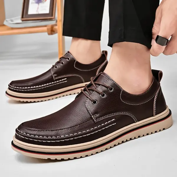 Genuine Leather New Design Oxford Shoes Uppers Genuine Leather Shoes Authentic Men's Leather Dress Shoes for Men