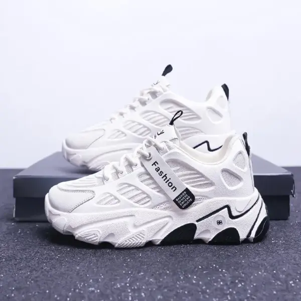 Ins Latest Design Casual Sports Tennis Shoes Stylish  Height Increasing Chunky Fashion Runners Sneakers Women's Casual Shoes