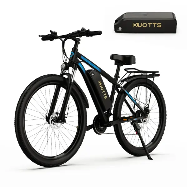 Dual Battery Europe Warehouse DUOTTS C29 Electric Bicycle 750W 48V 15AH*2 Electric Bike 29 Inch Tire Disc Brake Ebike E Bike