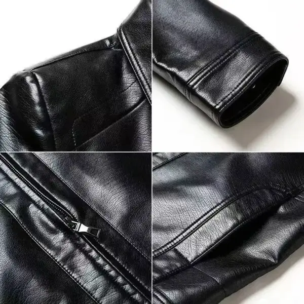 2023 Men's Jackets Leather Winter Thickened High Quality Leather Bomber Jacket  Fashion Casual Leather Jackets for Men