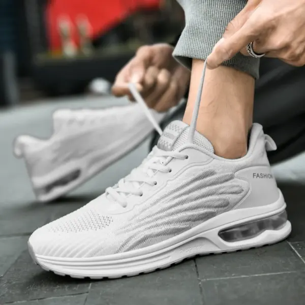 Hot Selling Men's Air Cushion Athletic Tenis Running Sneakers Lightweight Sport Gym Jogging Breathable Fashion Walking Shoes