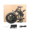 MK011 48V 750W 20 Inch 15 Mph US EU Warehouse Full Suspension Folding Fat Tire E Bike Ebike Fatbike Electric Bicycle