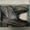 Women Ankle Boots 2025 New Design Round Toe Fashion Martin Boots Trend Thick Heels Boots Women Shoes