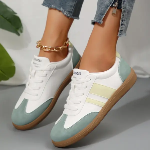 Custom Logo Spring New Arrivals Breathable Lace up Sneakers Sneakers for Women Walking Style Casual Sports Shoes
