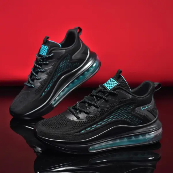 Wholesale Zapatos New Brand Big Size 48 Flying Woven Running Air Cushion Walking Shoes Breathable Custom Sneakers Shoes Men