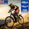 Dual Battery Europe Warehouse DUOTTS C29 Electric Bicycle 750W 48V 15AH*2 Electric Bike 29 Inch Tire Disc Brake Ebike E Bike
