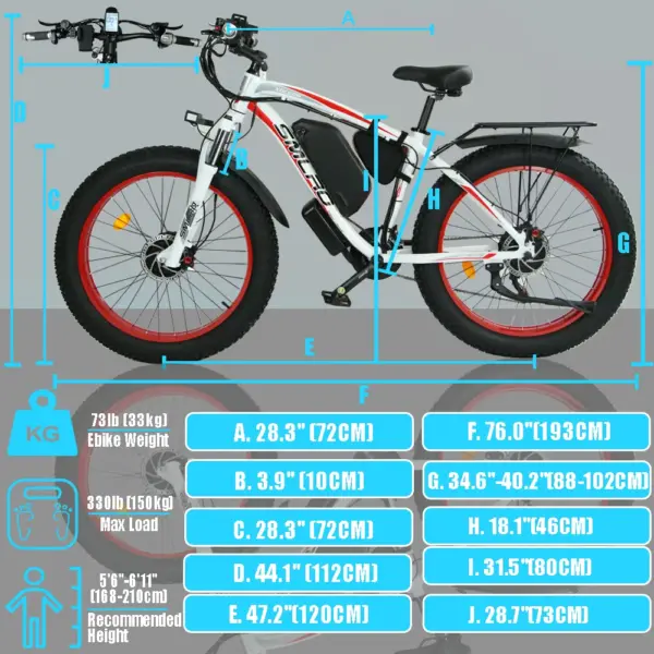 USA Warehouse Boombike Electric Bicycle 2000w48v22.4ah Lithium Battery Electric Snow Beach E Bike 26inch Fat Tire Electric Bike