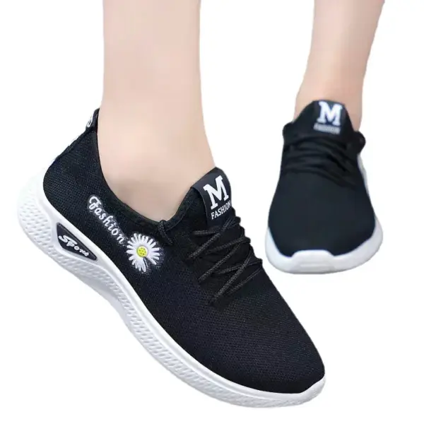 Leather  Tennis White  Ayakkabi Erkek Sneakers Lace-up Canvas Casual  for  Women's Flying Knitting Mesh Shoes