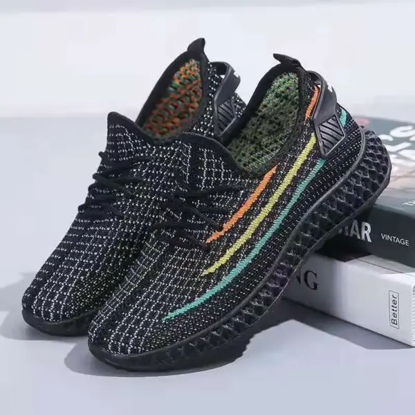 Women's Flying Knitting Mesh Shoes Best Selling		sneaker Fashion Woman	white Shoes for Women New Styles	Casual Sneakers