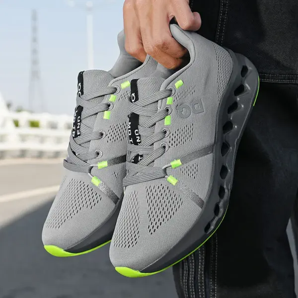 Custom Logo Running Sports Shoes Mesh Breathable Sneakers Designer Sport Walking Style Shoes  Running Shoes for Men