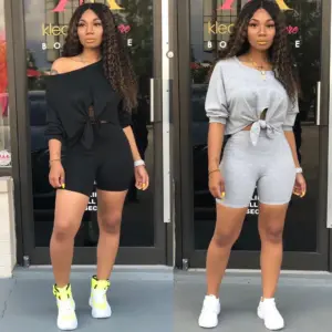 Wholesale Summer Short Reflective Sexy Trendy Neon Two Piece Set for Woman Clothing Women Short Sets Drop Shipping