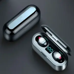 Dropshipping F9 Tws 8D Stereo Lcd Display Ipx7 5.0 Wireless Earbuds In-Ear Headphone Earphones F9