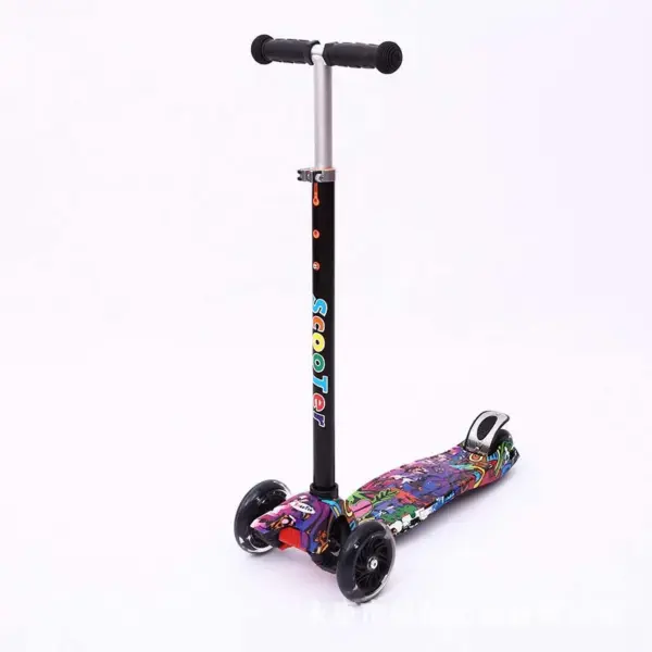 2022 New Three-wheel Push Kick Skateboard Boys and Girls Toddler Toys Children's Bicycles