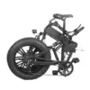 MK011 48V 750W 20 Inch 15 Mph US EU Warehouse Full Suspension Folding Fat Tire E Bike Ebike Fatbike Electric Bicycle