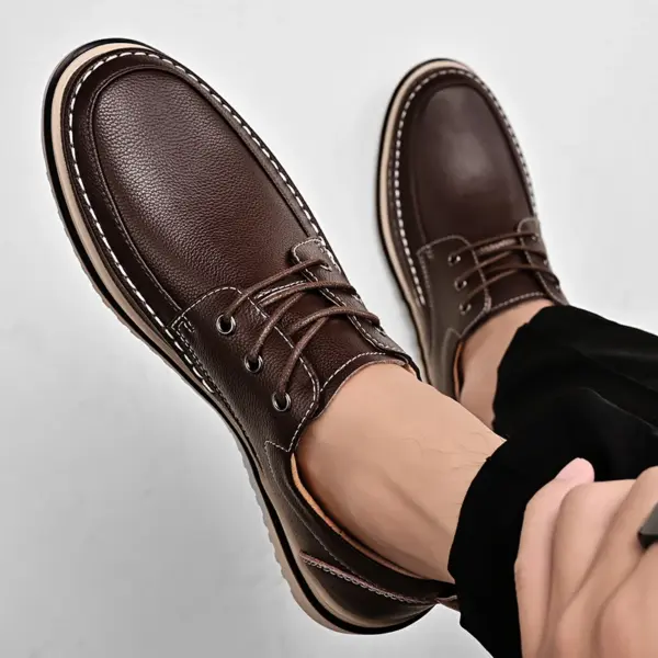 Genuine Leather New Design Oxford Shoes Uppers Genuine Leather Shoes Authentic Men's Leather Dress Shoes for Men