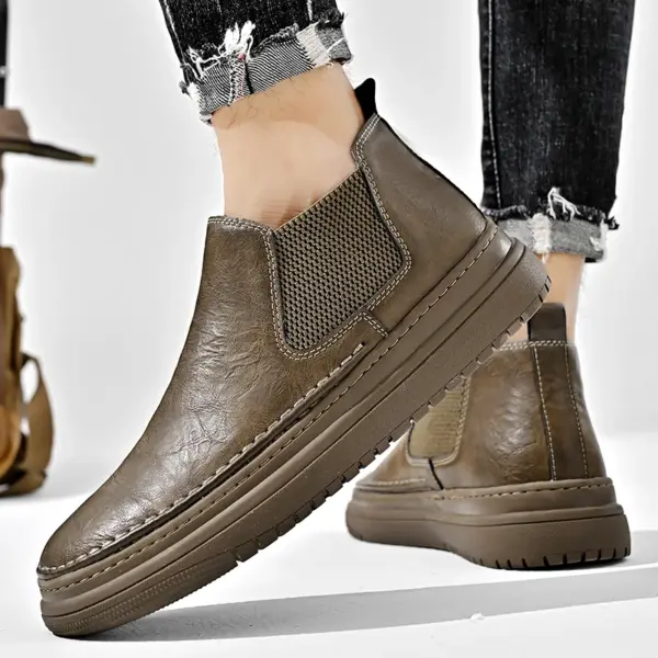 Accept OEM Men Shoes Sneakers Breathable New Loafers Shoes Casual Sneakers Leather Handmade Men Shoes Loafers