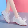 Ayakkabi Erkek Lace-up Canvas Casual Women Flat Shoes  Fly Knit Mesh Sports Shoes  Casual Slip  Shoes  Female Mesh Soft  Breatha