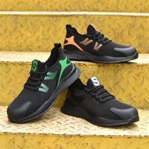 Dropshipping High Quality Wholesale Stock Sport Sneaker Smash Proof and Puncture Resistant Women Men Work Shoes