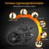 MK011 48V 750W 20 Inch 15 Mph US EU Warehouse Full Suspension Folding Fat Tire E Bike Ebike Fatbike Electric Bicycle