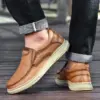 Italian Handmade Working Comfortable Office Men Genuine Leather Dress Shoes Casual Shoes