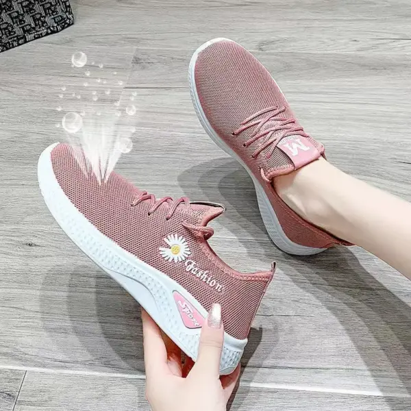 Leather  Tennis White  Ayakkabi Erkek Sneakers Lace-up Canvas Casual  for  Women's Flying Knitting Mesh Shoes