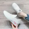 Leather  Tennis White  Ayakkabi Erkek Sneakers Lace-up Canvas Casual  for  Women's Flying Knitting Mesh Shoes