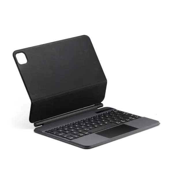Blue Tooth Magic Keyboard Case for iPad Pro11  Inch 2024 M4 Tablet Case Russian Arabic Hebrew Spanish Portuguese Thai Keyboard