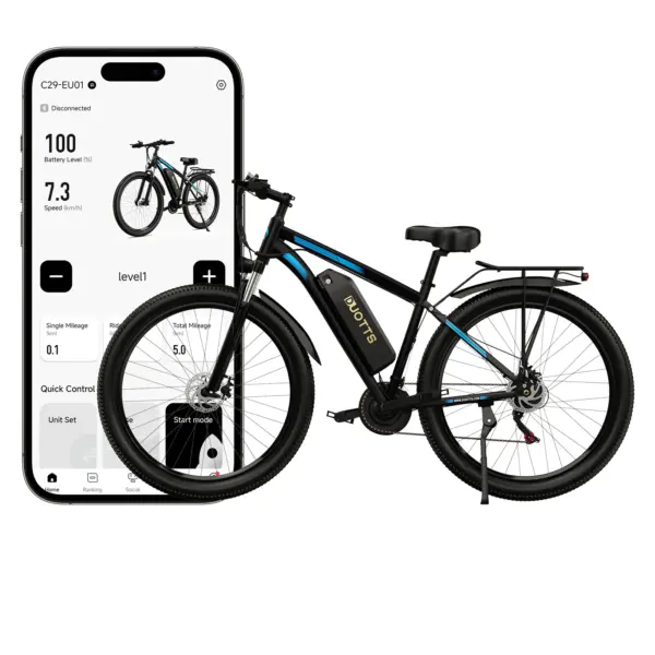 Dual Battery Europe Warehouse DUOTTS C29 Electric Bicycle 750W 48V 15AH*2 Electric Bike 29 Inch Tire Disc Brake Ebike E Bike