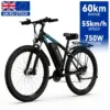 Dual Battery Europe Warehouse DUOTTS C29 Electric Bicycle 750W 48V 15AH*2 Electric Bike 29 Inch Tire Disc Brake Ebike E Bike
