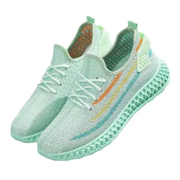 Women's Flying Knitting Mesh Shoes Best Selling		sneaker Fashion Woman	white Shoes for Women New Styles	Casual Sneakers