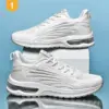 Hot Selling Men's Air Cushion Athletic Tenis Running Sneakers Lightweight Sport Gym Jogging Breathable Fashion Walking Shoes