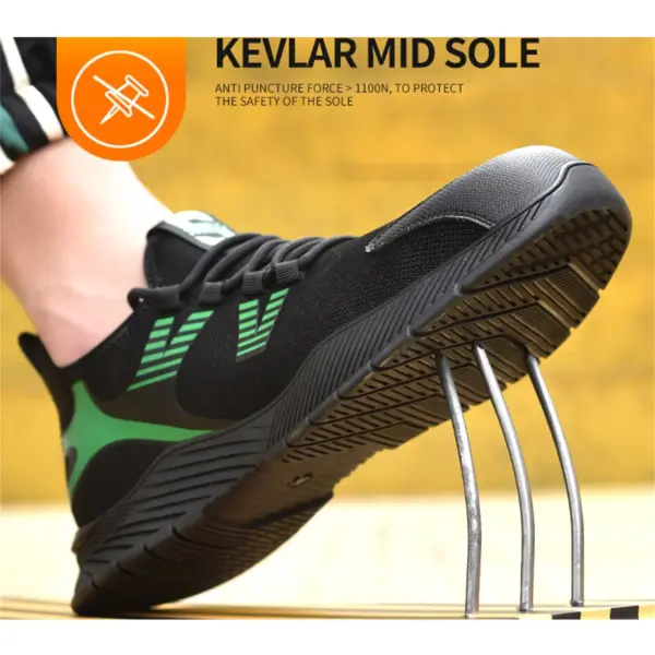 Dropshipping High Quality Wholesale Stock Sport Sneaker Smash Proof and Puncture Resistant Women Men Work Shoes