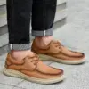 Italian Handmade Working Comfortable Office Men Genuine Leather Dress Shoes Casual Shoes