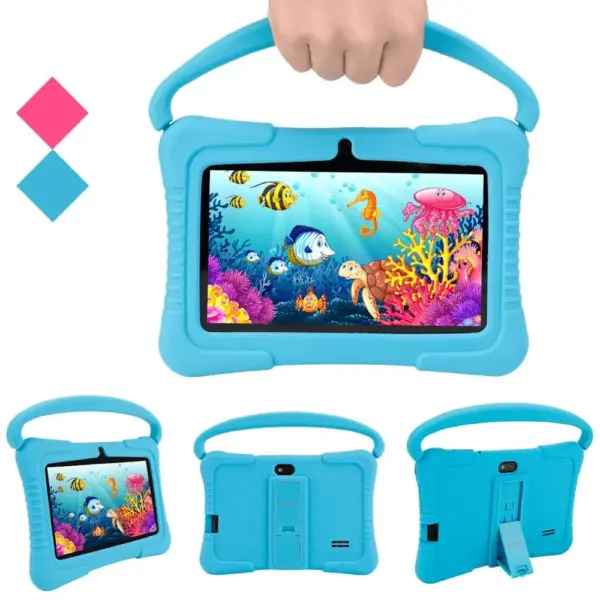 Good Gift 7 Inch Kids Tablet 2GB 32GB Children Pre-Installed Educational APP Android 10 Tablet Pc for Boys Girls