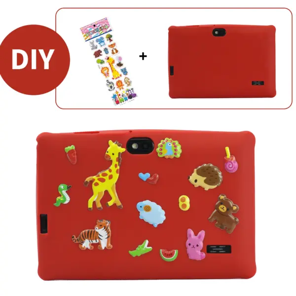 Low Price High Quality 7 Inch Kids Tablets 1+16GB MTK6580 Dual Camera WIFI Android Tablet Pc