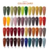 JTING Nails Supplies Salon Free Design Unique Seasonal Fall Winter 48colors Collection Gel Nail Polish Set Box OEM Private Label