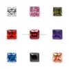 FancyJewelry in Stock Top Quality  Colombia Lab Grown Emerald Asscher Cut 6x6mm Loose Gemstone  Wholesale
