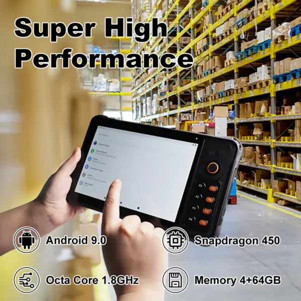 Urovo 8 Inch Handheld Rugeed Tablet Ip67 Waterproof NFC Touch Screen Android Industrial Rugged Tablet