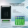 PUJIMAX Aaa Rechargeable Nimh Battery Charger Aa Battery Adapter for Ni-cd/ni-mh Toy Car Etc Equipment Batteries Charging