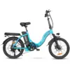 EU Warehouse Electric Foldable Waterproof Bicycles 20 Inch Us Stock 7 Speed Ebike Retro 350 Watt Folding Electric Bike