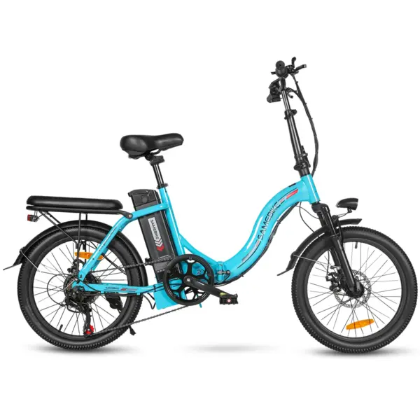 EU Warehouse Electric Foldable Waterproof Bicycles 20 Inch Us Stock 7 Speed Ebike Retro 350 Watt Folding Electric Bike